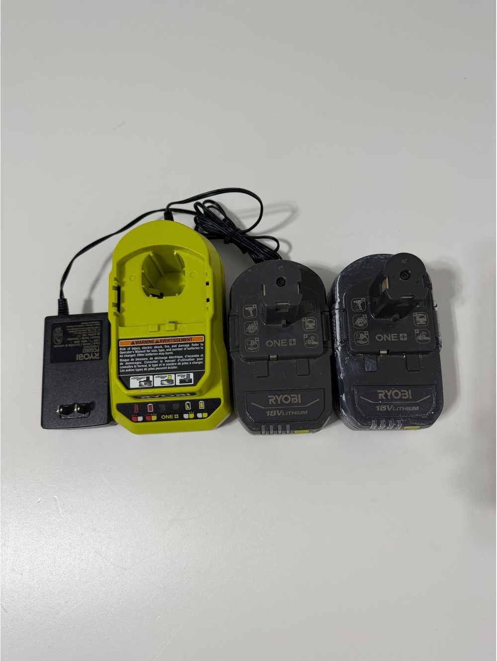 Ryobi 18V ONE+ 4Ah Lithium-Ion Battery Pack with Charger